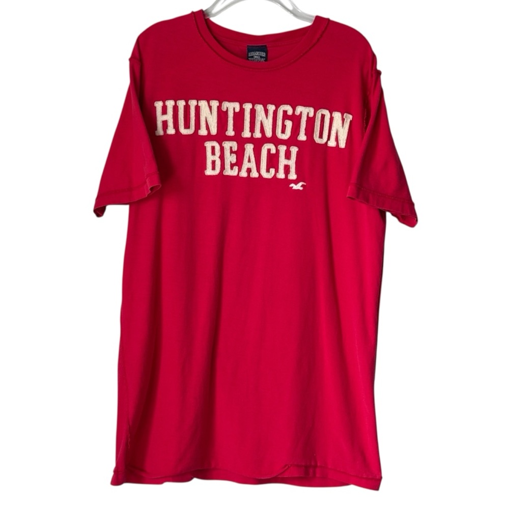 Vintage/Y2K Hollister Huntington Beach Logo Tee - Size S